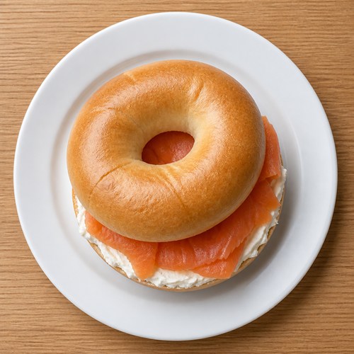 Bagel with Smoked Salmon & Cream Cheese