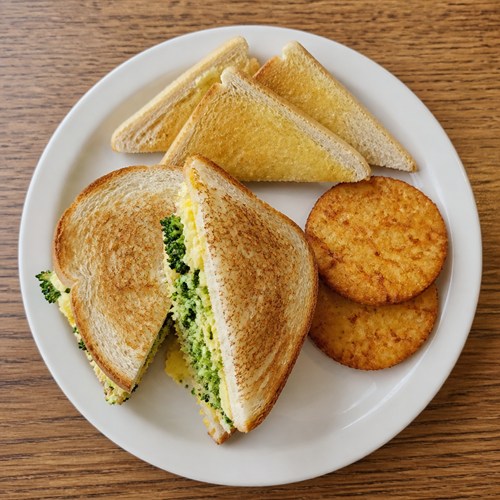 Broccoli & Egg Sandwich