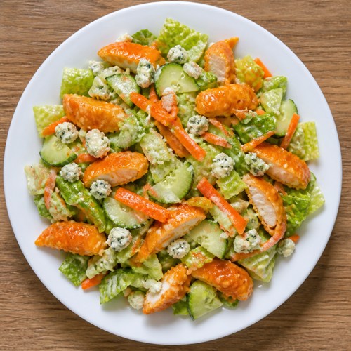 Buffalo Chicken Finger Salad