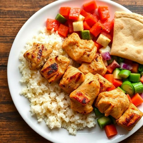 Chicken Kabob Platter