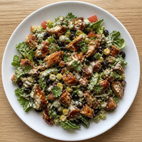 Chopped BBQ Chicken Ranch Salad
