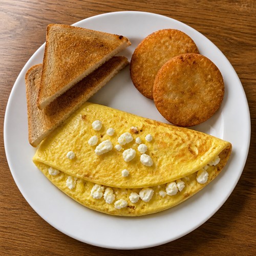 Feta Cheese Omelette