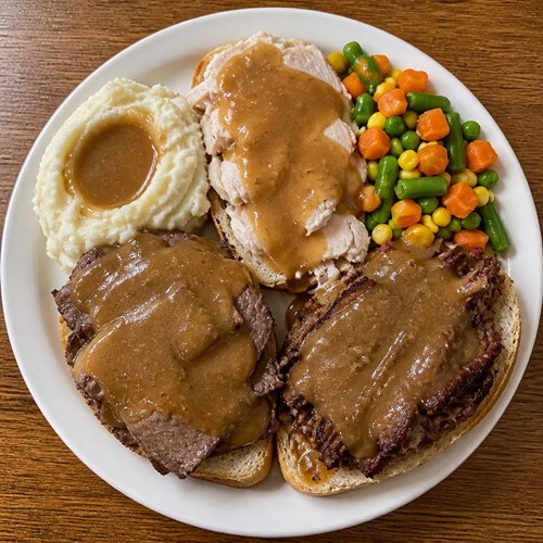 Hot Open Sandwiches