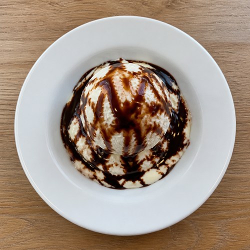 Ice Cream Sundae with Syrup