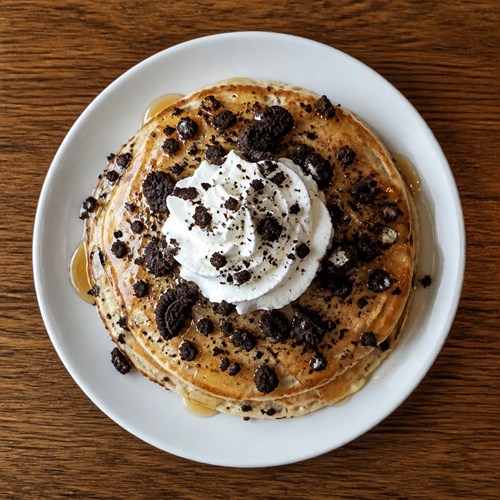 Oreo Cookie Pancakes