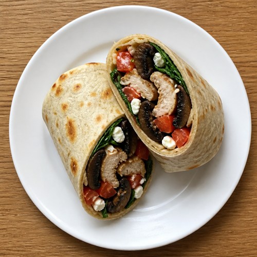 Spinach Chicken Wrap