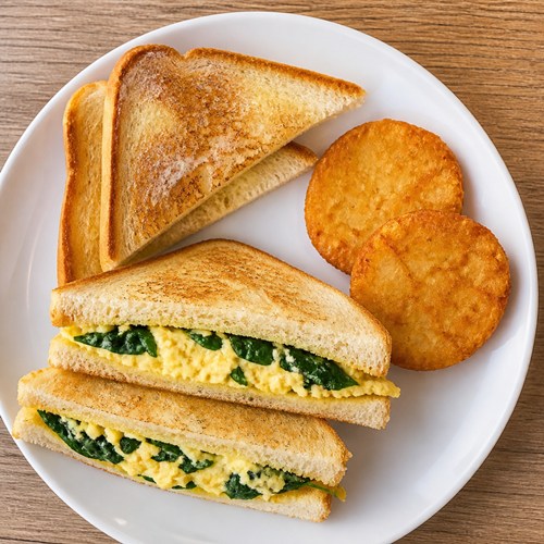 Spinach & Egg Sandwich