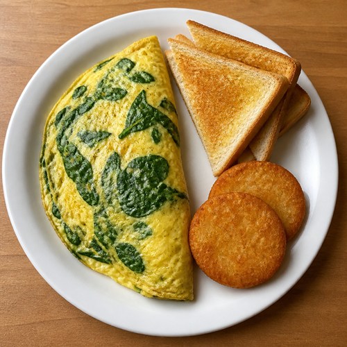 Spinach Omelette