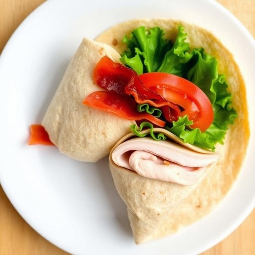 Turkey B.L.T. Wrap