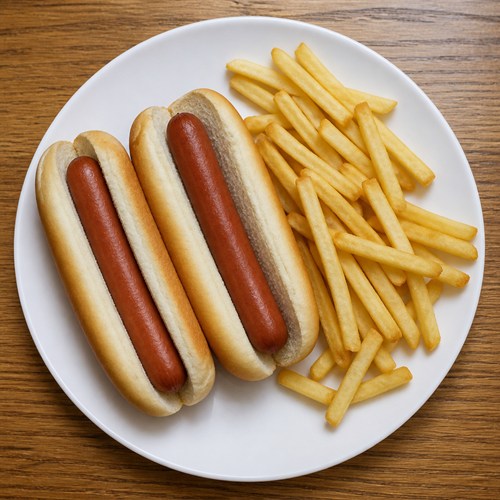 Twin Hot Dogs Deluxe